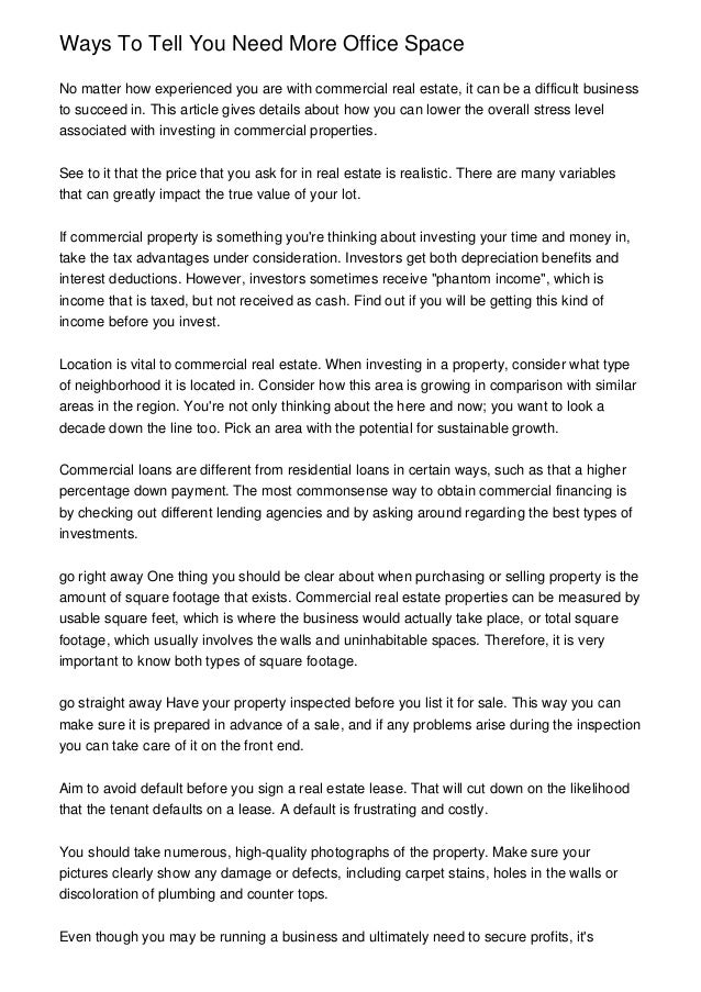 Ways To Tell You Need More Office Space