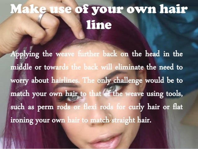 Tips For Making Your Weave Look Natural