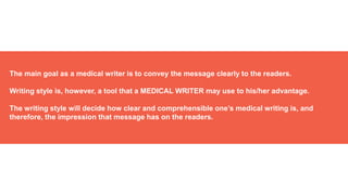 Medical Writing Communcations Tips Tips for medical writing - Turacoz Healthcare Solutions - a medical ...