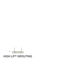 HIGH LIFT GROUTING
 
