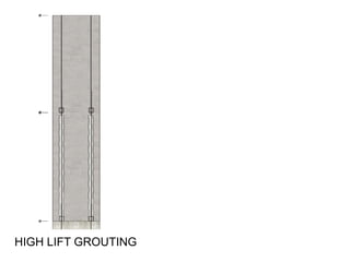 HIGH LIFT GROUTING
 