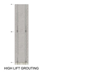 HIGH LIFT GROUTING
 