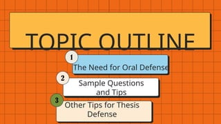 TIPS for Students to Successfully Defend their Research Paper | PPTX