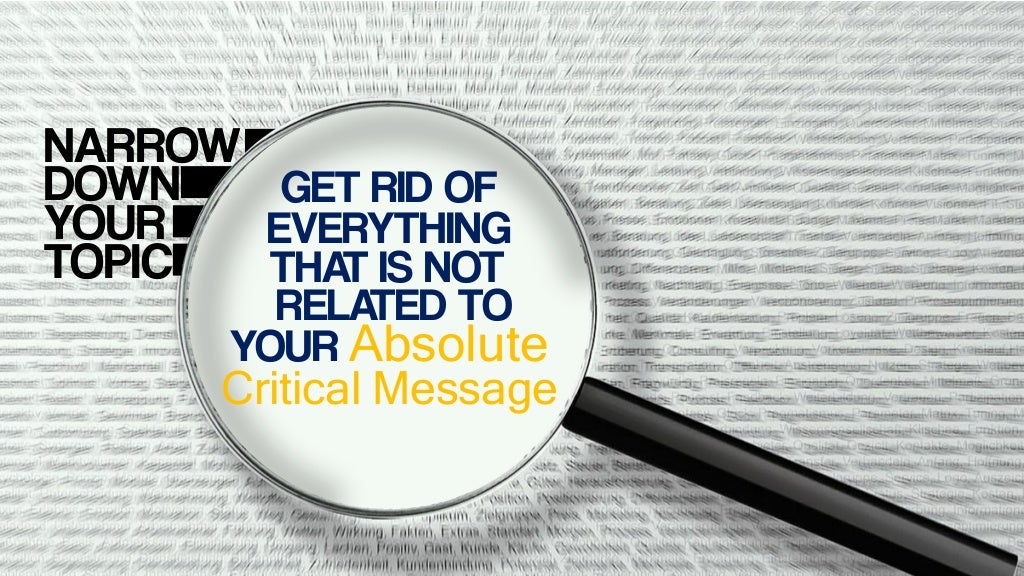 Tips for Preparing a Short Presentation