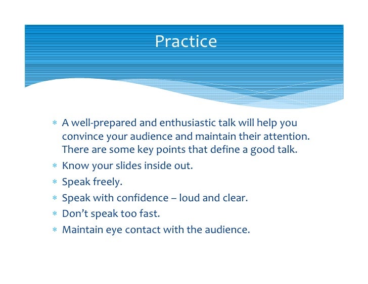 Presentation tips for students picture