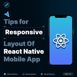 Tips for Responsive Layout Of React Native Mobile App | PDF