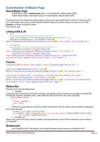 Tips for share point branding | PDF