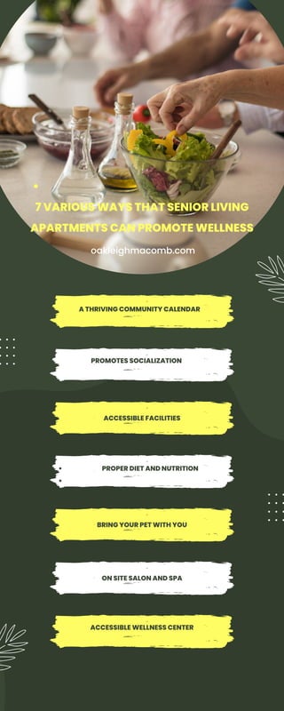 Image showcasing 7 Various Ways That Senior Living Apartments Can Promote Wellness | PDF