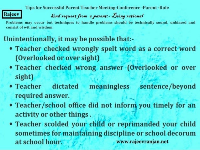 Tips For Successful Parent Teacher >> Tips For Successful Parent Teacher Meeting Conference Tips For Successful Parent Teacher >> Tips For Successful Parent Teacher Meeting Conference