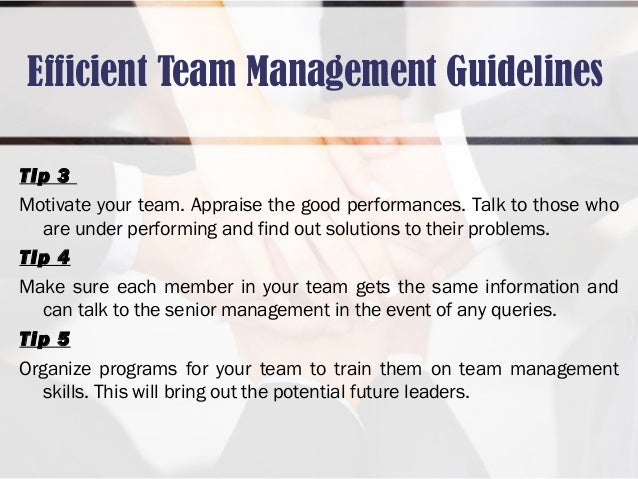 team management