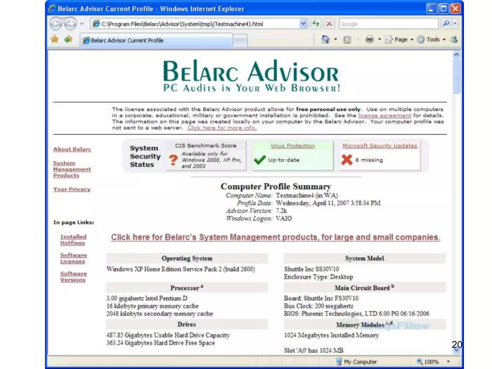  Downtime reducedBreak/Fix: Totally reactive
