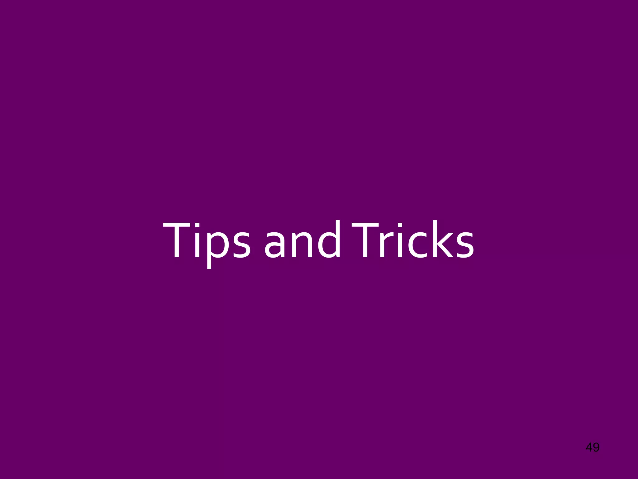 Helps to define data ownership22The Basics