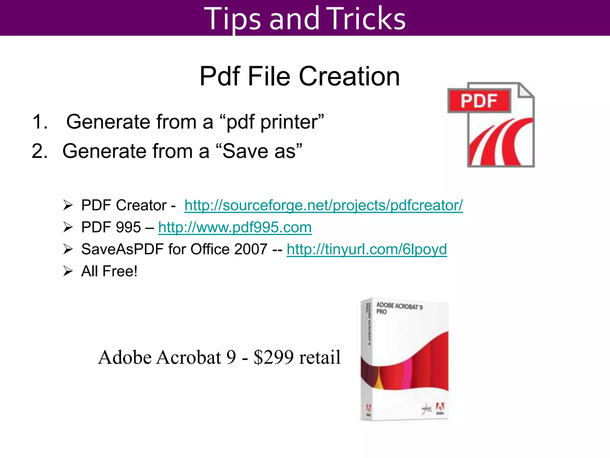 Install/update Java, Adobe Reader, Adobe Flash, pdf creator