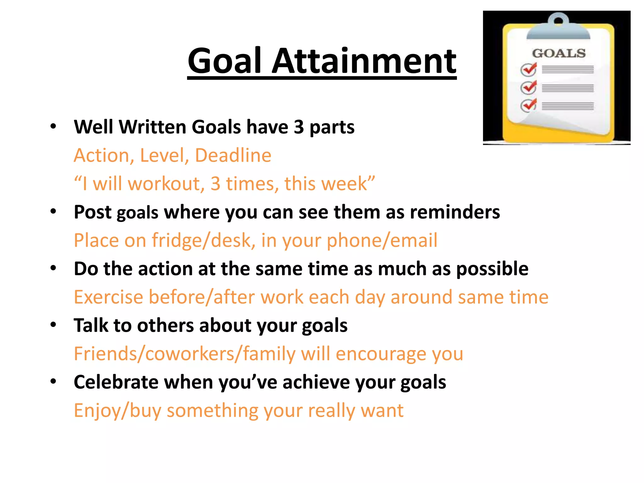 Goal Attainment | PPTX