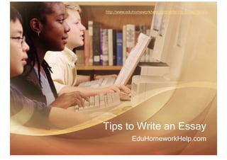Tips For Writing Better Essays