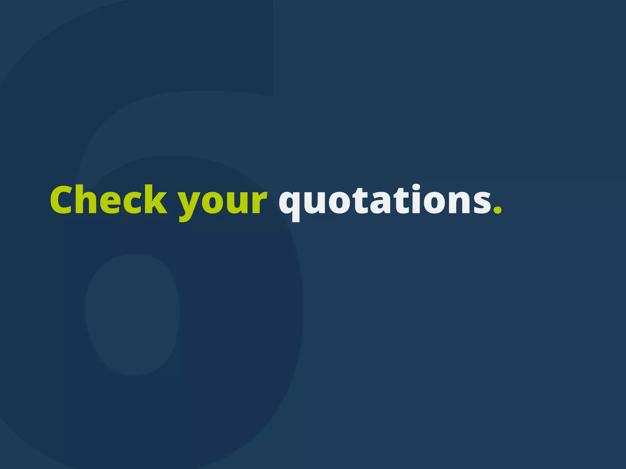 Checkyourquotations.
tweettip
 
