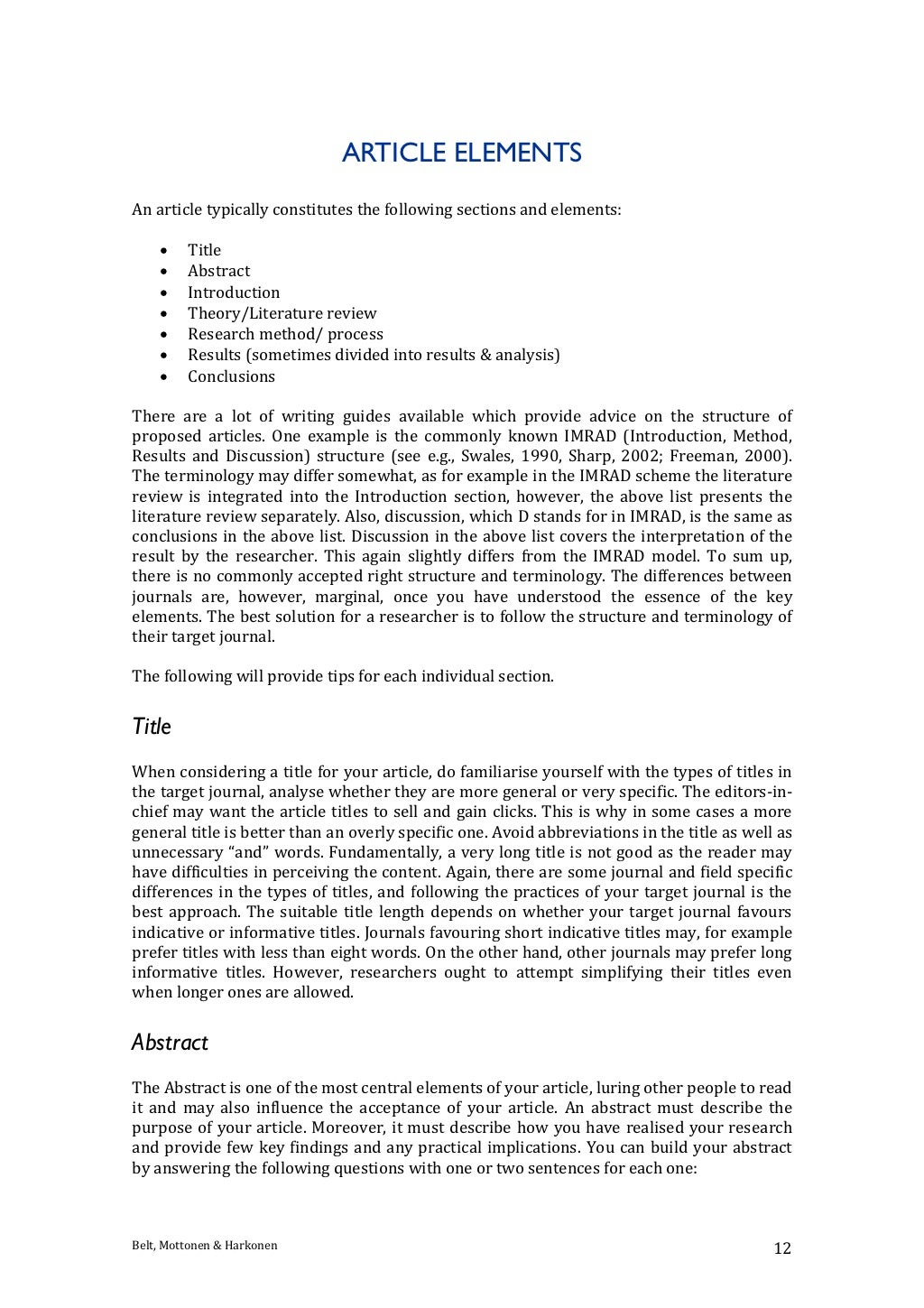 Scientific essay structure picture