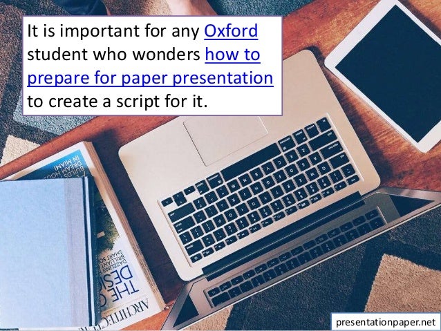 How to write paper presentation