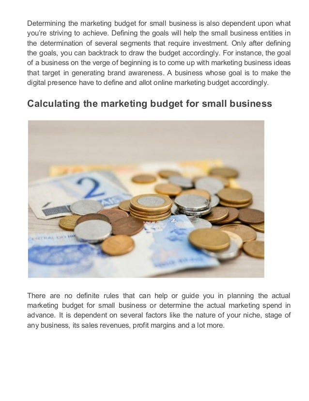 Tips & Ideas to Plan Marketing Budget for Small Business