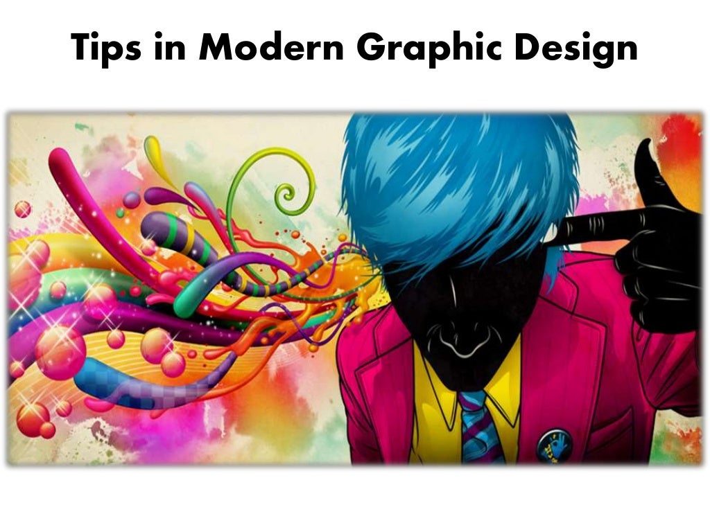 Tips in modern graphic design