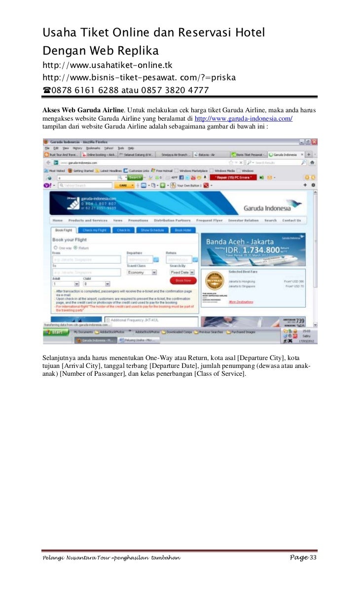 Tips khusus peluang usaha tiket pesawat