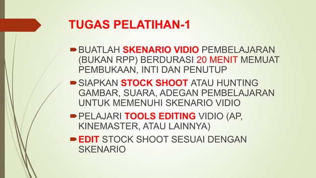 Tips Membuat Vidio Pembelajaran Ukin Pptx