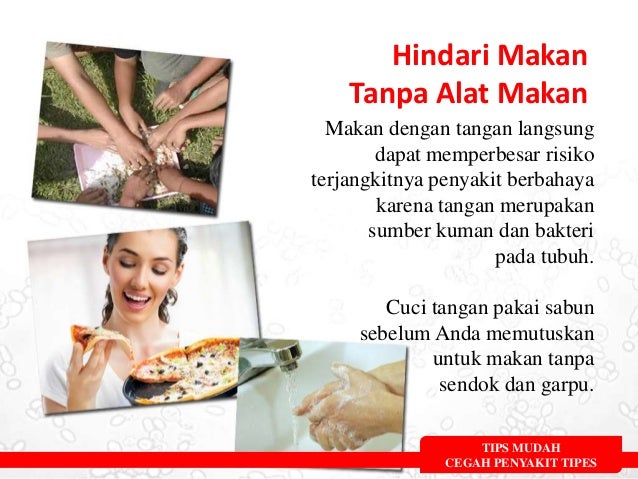 Tips Mudah Cegah Penyakit Tipes