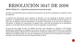 OTROS ANEXOS TECNICOS DE LA RESOLUCIÓN
ANEXO TÉCNICO No. 5 - Soportes de las facturas
ANEXO TÉCNICO No. 6 - Manual único d...