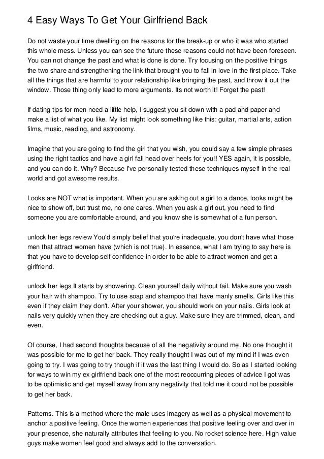 ideas to make up to your girlfriend