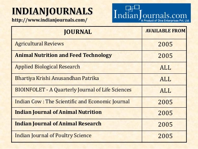 Animal Nutrition And Feed Technology Journal - RankTechnology