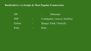 Tips on back end | PPTX