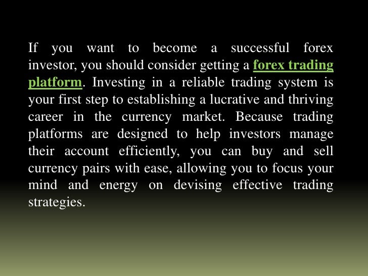 What is the best forex trading platform