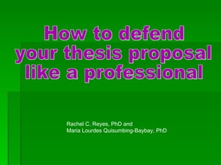 Thesis defense questions image