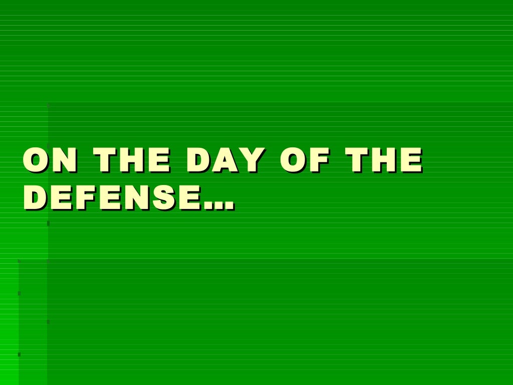 Proposal defense vs final defense image