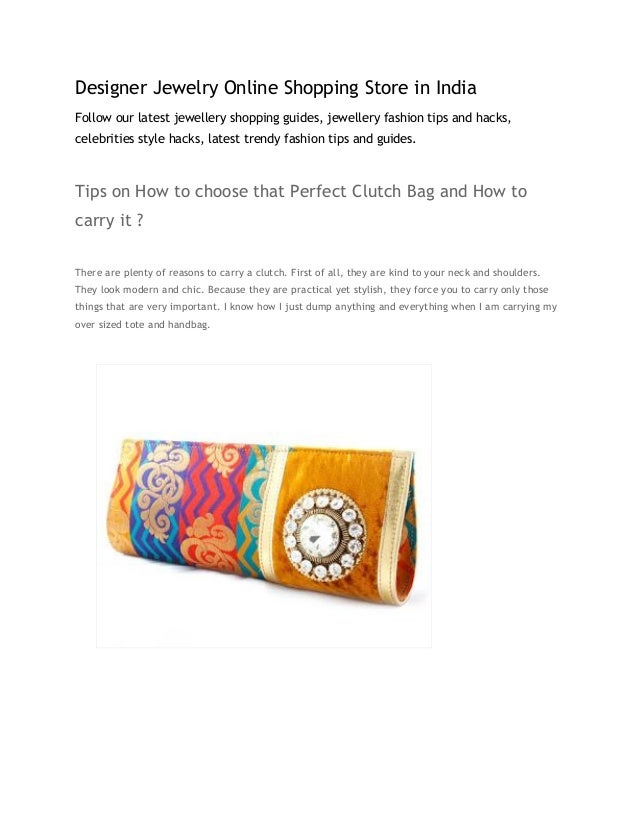 How To Choose A Clutch Purse
