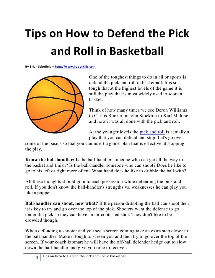 basket ball tips
