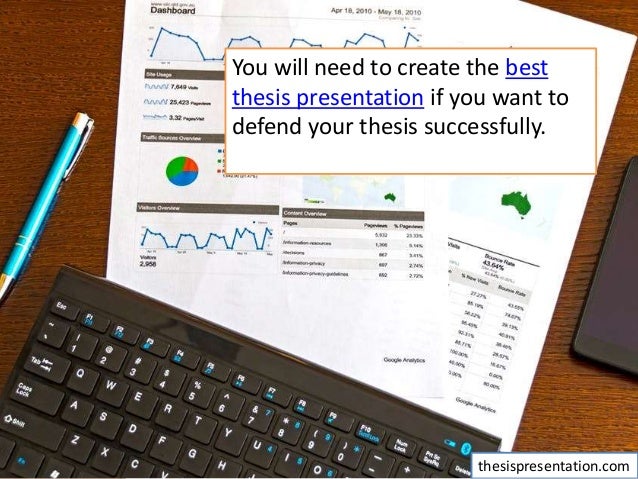 Bachelor thesis presentation example picture