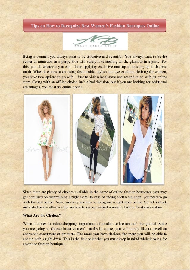 womens fashion boutiques