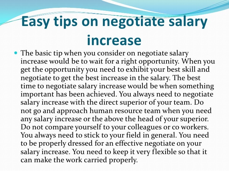 tips on negotiate salary increase tips for negotiating salary