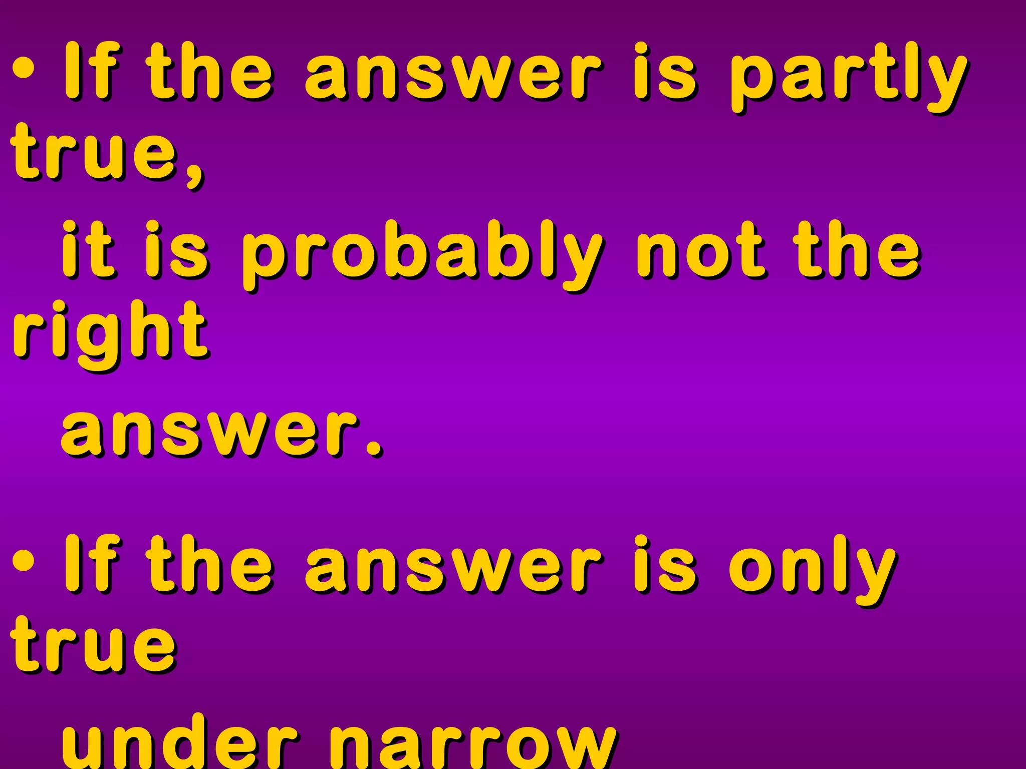 Tips for FCAT MC Questions