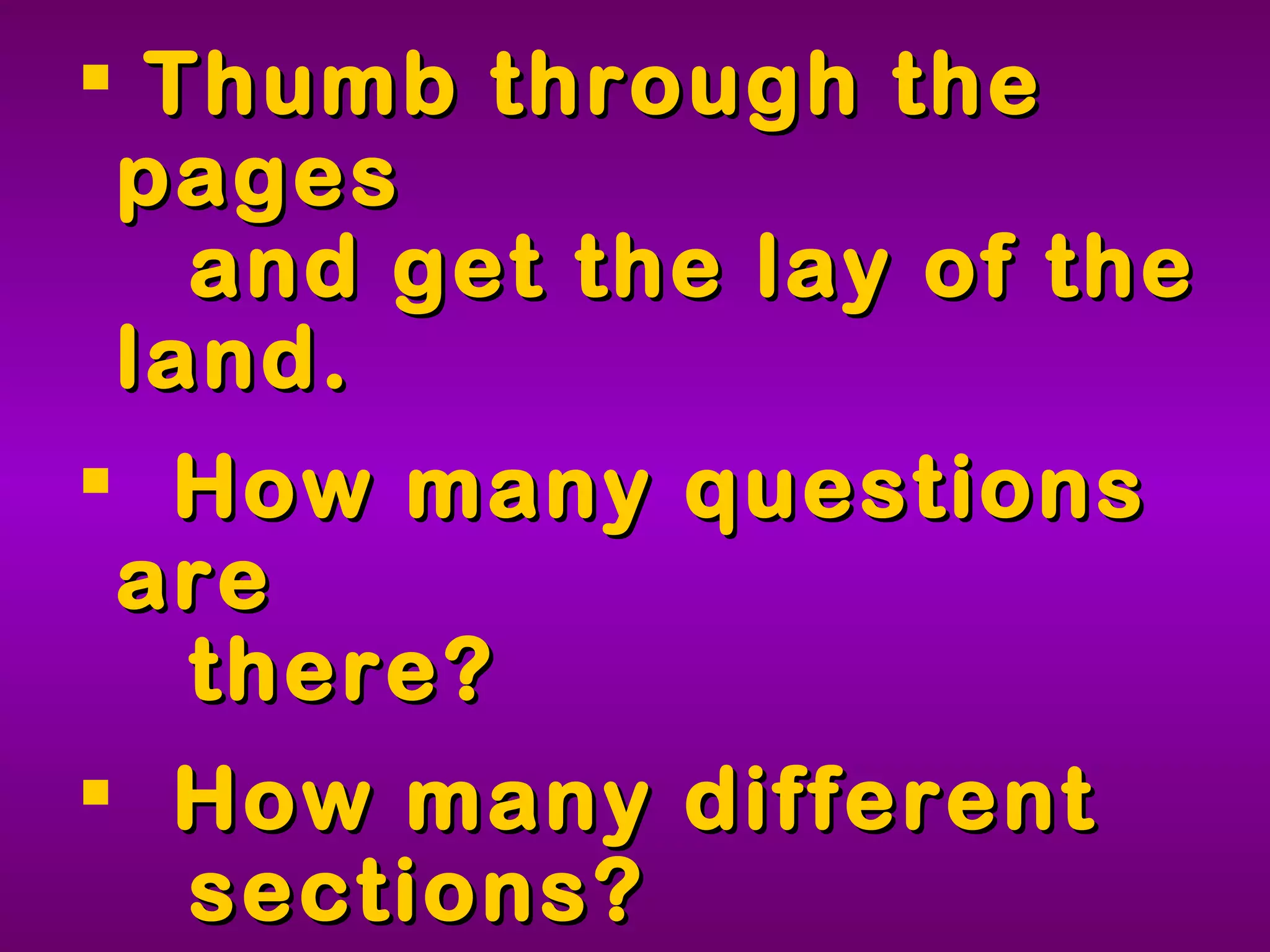 Tips for FCAT MC Questions