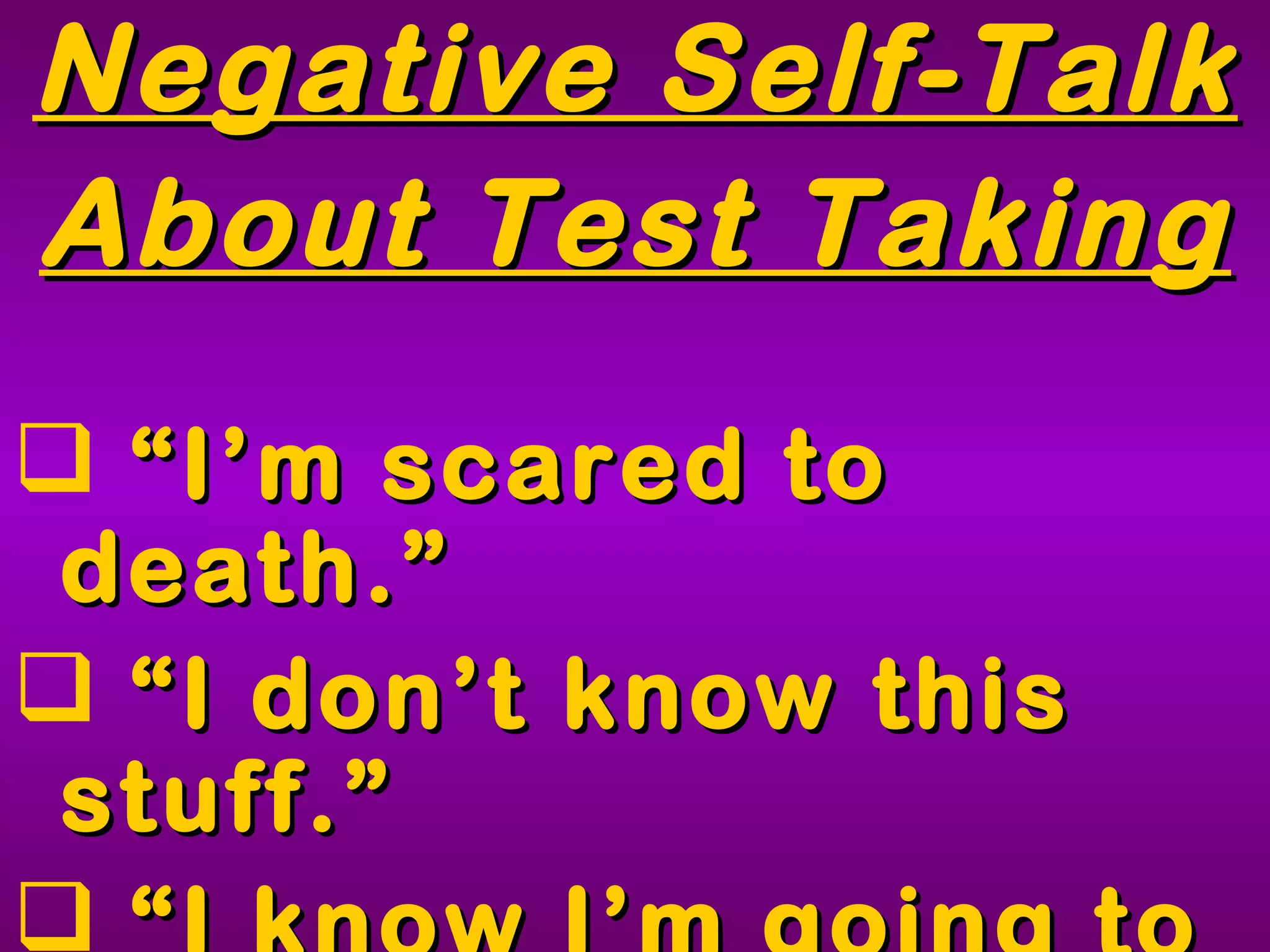 Tips for FCAT MC Questions