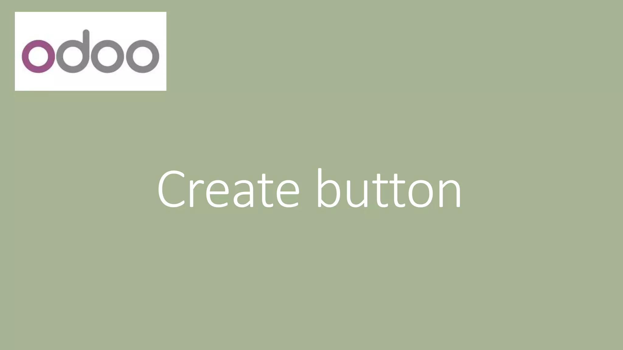 Create button
 