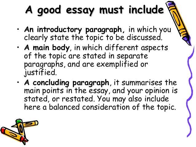 tips of writing good essay