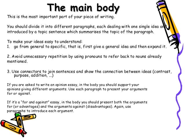 Good tips for writing a good essay