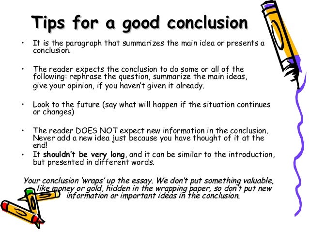 Tips for writing a good essay