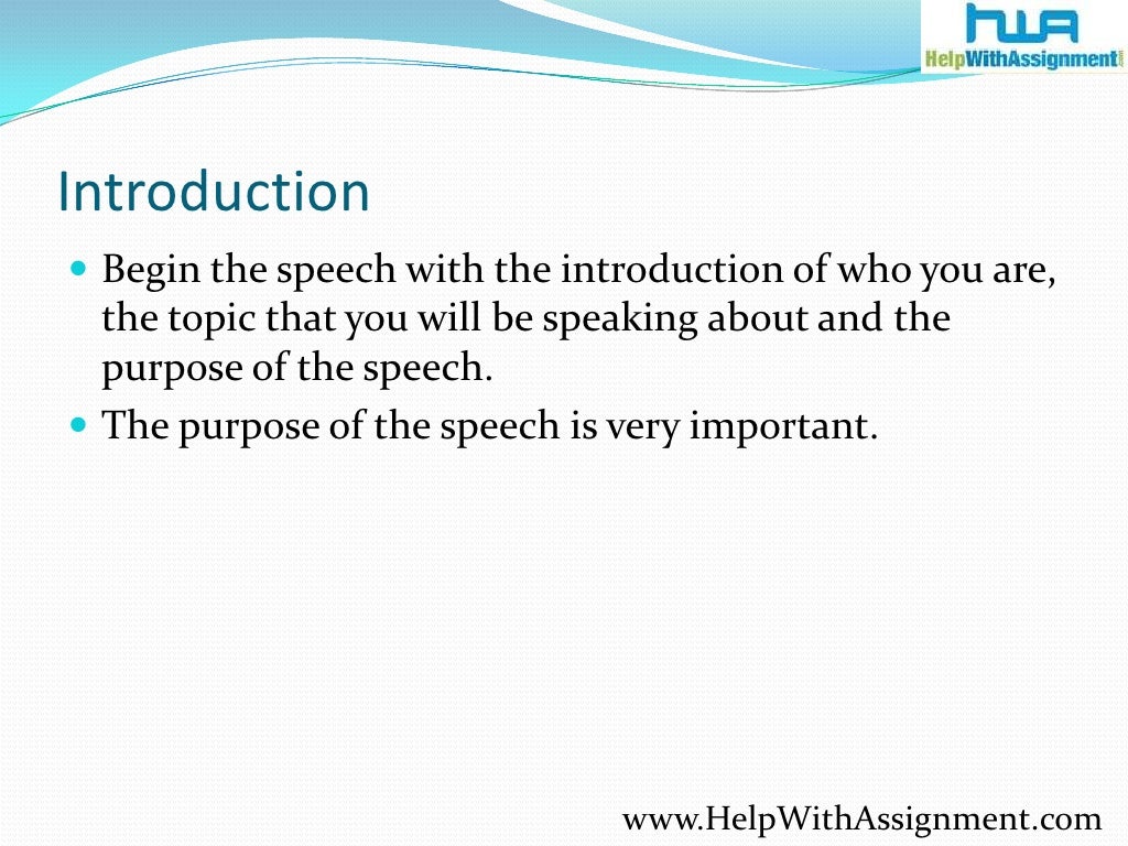 good speech writing tips
