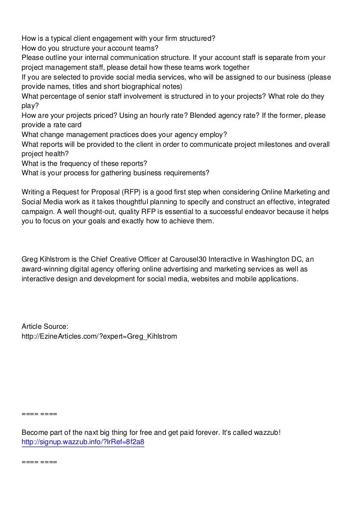 rfp for marketing services