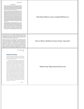 Download reflective essay example Reflective es
How to Write a Reflective Essay Format, Tips and E
Online Essay Help amazonia.fiocruz.br
 