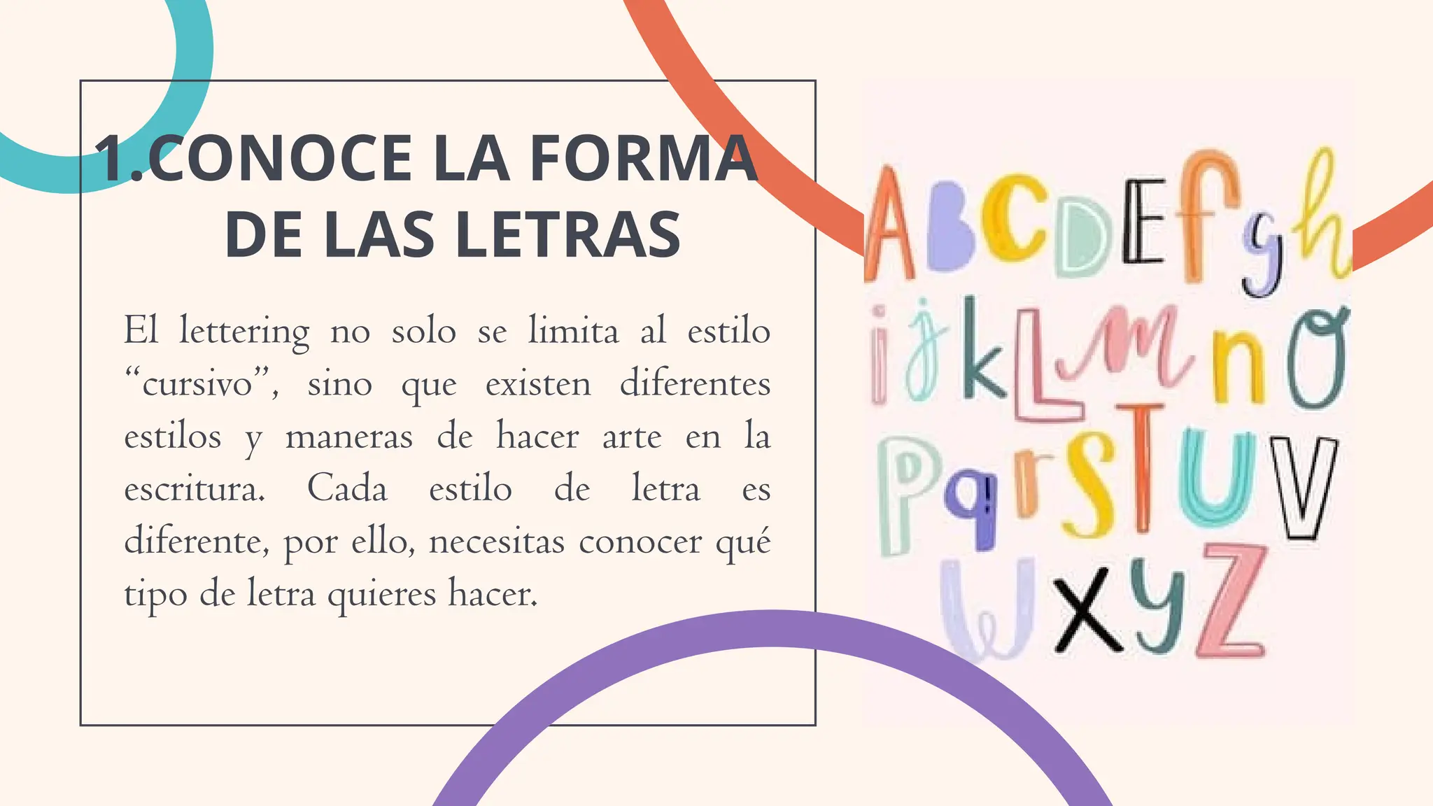 Aprende a hacer lettering: 5 Tips para hacer lettering | PPT